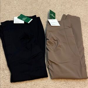 HALARA Black and Tan Leggings